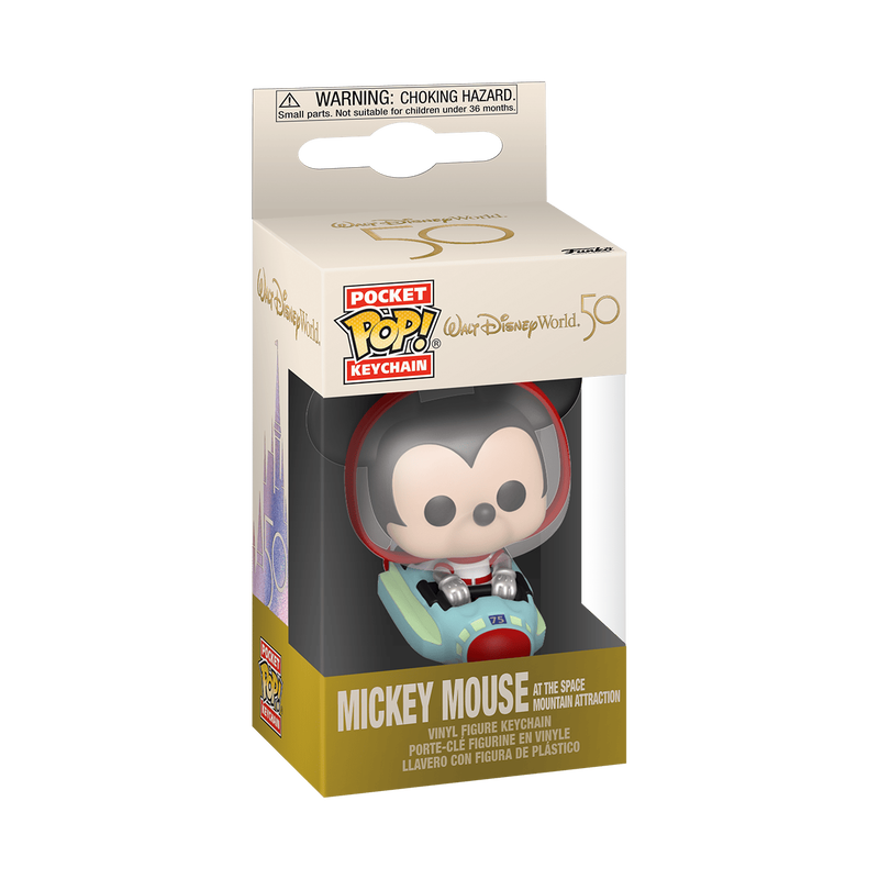 Funko Pocket POP Keychain Disney Mickey Mouse Space Mountain Attraction Figur