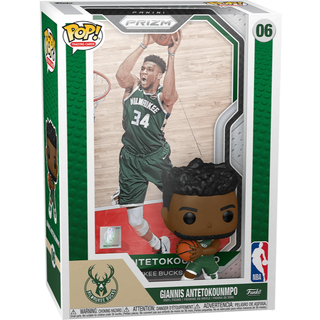 Funko POP! - Trading Cards: Giannis Antetokounmpo (Panini Prizm) #06 Action- og legetøjsfigurer Funko POP!