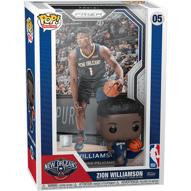 Funko POP! - Trading Cards: Zion Williamson (Panini Prizm) #05 Action- og legetøjsfigurer Funko POP!