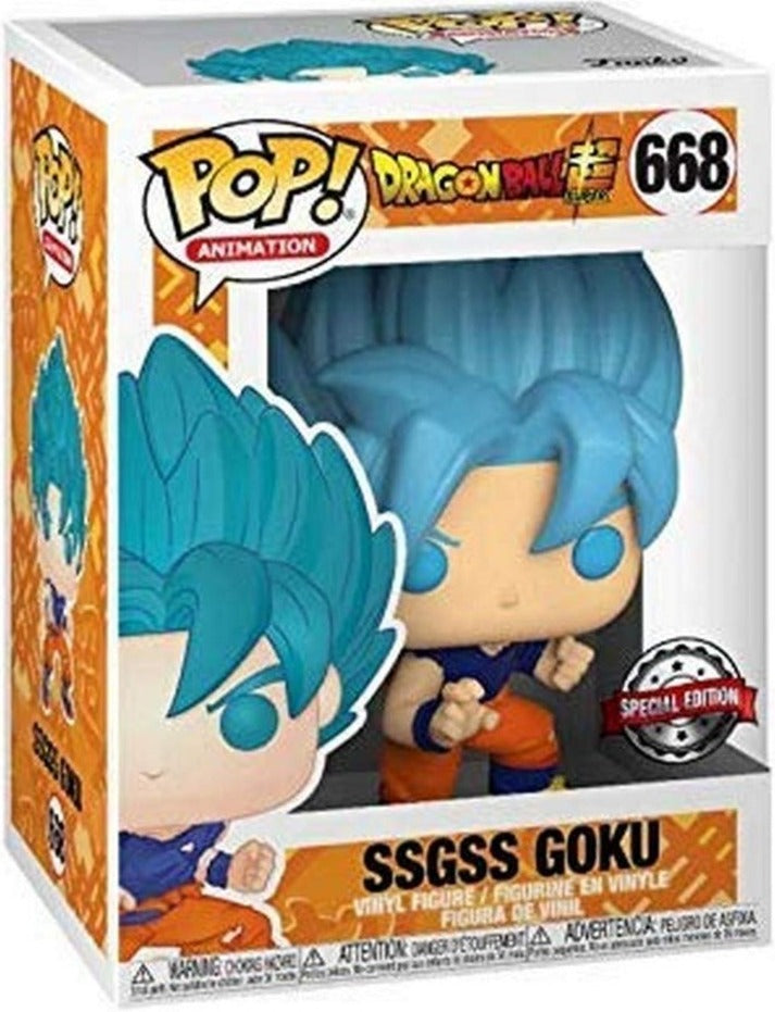 Funko POP! - Dragon Ball Super: SSGSS Goku #668 Action- Og Legetøjsfigurer Funko