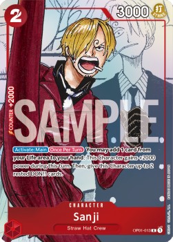 Sanji (OP01-013) - Premium Bandai Products (Rare) [PB-XX-013]