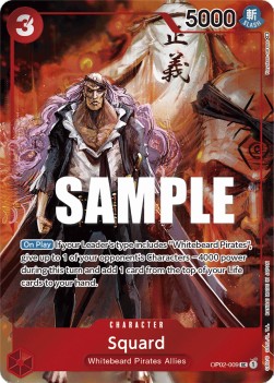 Squard (OP02-009) (V.2) - Paramount War (Alternate Art) [OP02-009]