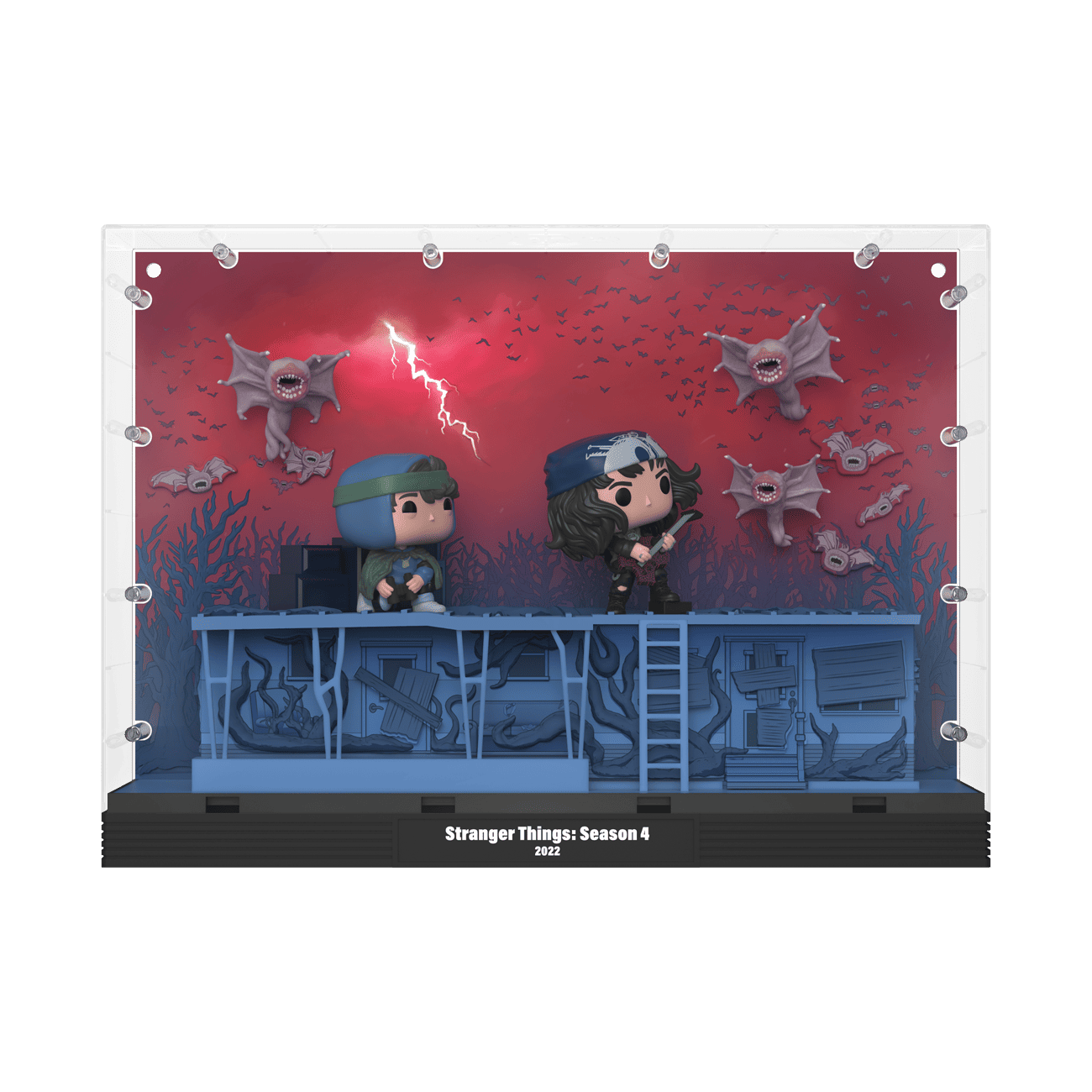 Funko POP! Deluxe - Moment: Stranger Things S4 - Phase Three: Dustin, Eddie, Demobats #05