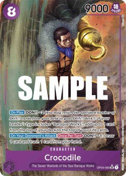 Crocodile (OP04-060) (V.2) - Kingdoms of Intrigue (Alternate Art) [OP04-060]
