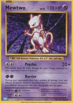 Mewtwo - Pokémon Trading Card Game Classic: Blastoise & Suicune ex Deck (Fixed) [CLB-014]