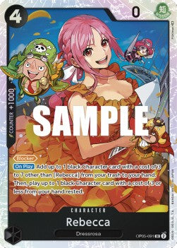 Rebecca (OP05-091) (V.1) - Awakening of the New Era (Super Rare) [OP05-091]