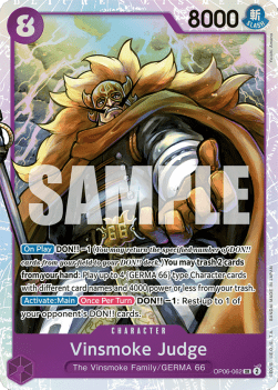 Vinsmoke Judge (OP06-062) (V.1) - Wings of the Captain (Super Rare) [OP06-062]