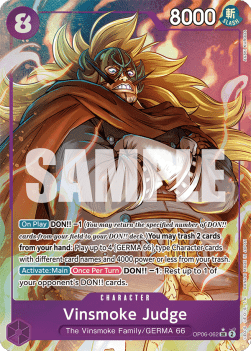 Vinsmoke Judge (OP06-062) (V.2) - Wings of the Captain (Alternate Art) [OP06-062]