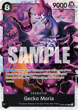 Gecko Moria (OP06-086) (V.1) - Wings of the Captain (Super Rare) [OP06-086]