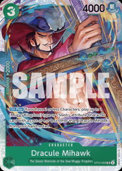 Dracule Mihawk (ST12-003) - Starter Deck: Zoro & Sanji (Super Rare) [ST-12-003]