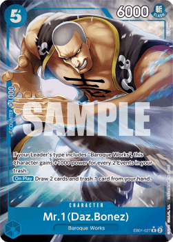 Mr.1(Daz.Bonez) (EB01-027) (V.2) - Memorial Collection (Alternate Art) [EB01-027]