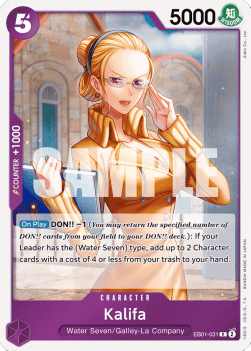Kalifa (EB01-031) (V.1) - Memorial Collection (Rare) [EB01-031]