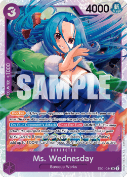 Ms. Wednesday (EB01-034) (V.1) - Memorial Collection (Super Rare) [EB01-034]