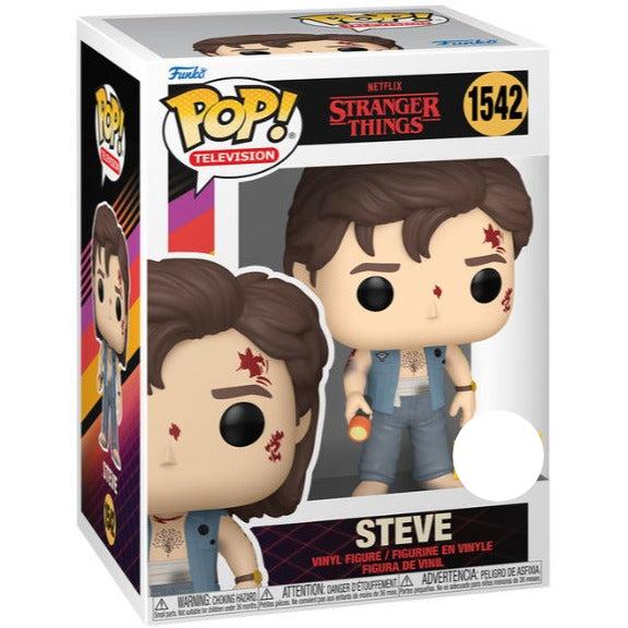Funko POP Stranger Things Battle Damaged Steve Special Edition Figur
