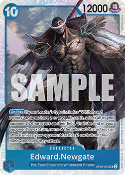 Edward.Newgate (OP08-043) (V.1) - Two Legends (Super Rare) [OP08-043]