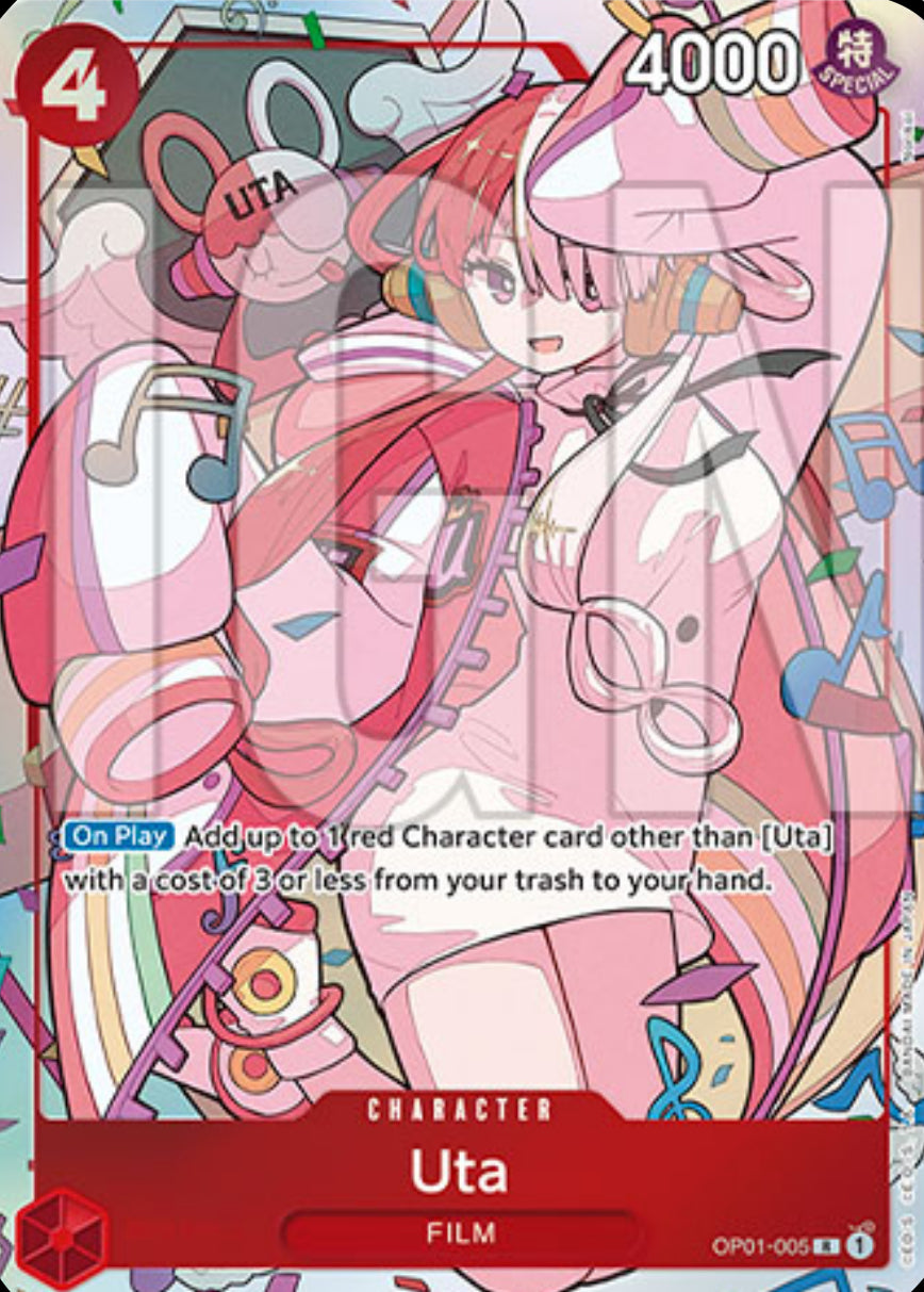 Uta (OP01-005) (V.2) - Unnumbered Promos (Rare) [UP-OP01-005]
