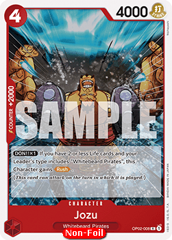 Jozu (OP02-008) - Starter Deck: Edward.Newgate (Rare) [ST-15-OP02-008]