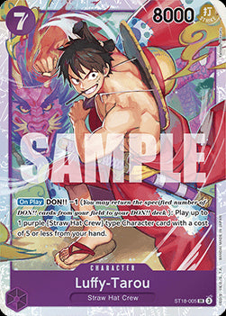 Luffy-Tarou (ST18-005) - Starter Deck: Purple Monkey.D.Luffy (Super Rare) [ST-18-005]