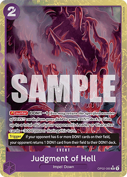 Judgment of Hell (OP02-089) (V.4) - The Best (Alternate Art) [PRB01-OP02-018]