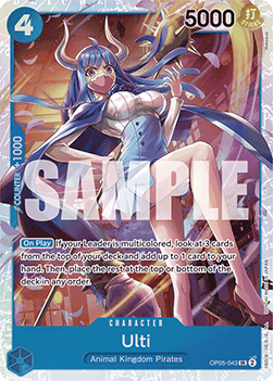 Ulti (OP05-043) (V.1) - The Best (Super Rare) [PRB01-OP05-043]