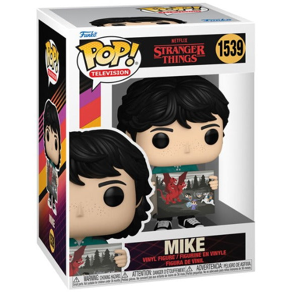 Funko POP Stranger Things Mike with Painting Figur