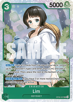 Lim (OP09-037) (V.1) - Emperors in the New World (Super Rare) [OP09-037]