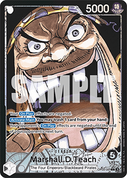 Marshall.D.Teach (OP09-081) (V.2) - Emperors in the New World (Alternate Art) [OP09-081]
