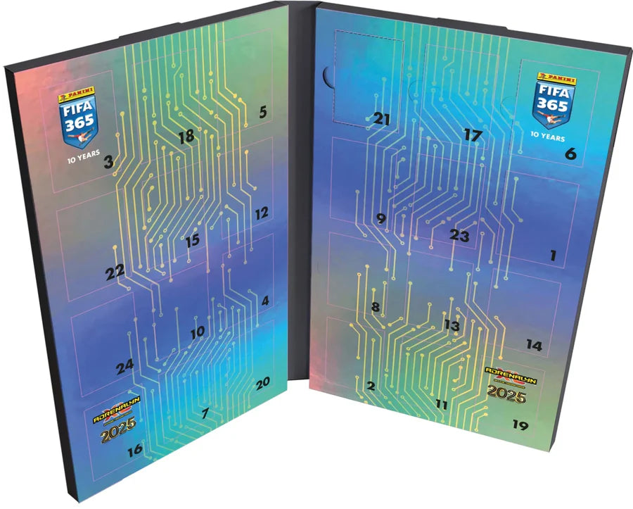 Panini Adrenalyn XL FIFA 365 Advent Calendar 2025 Julekalender Kortspil