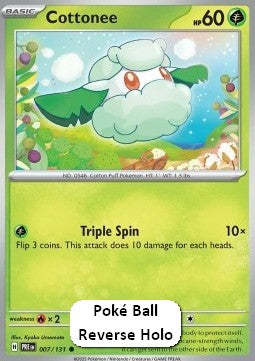 Cottonee - Prismatic Evolutions: Additionals (Common) [xPRE-007]