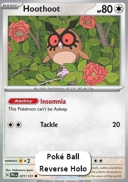 Hoothoot - Prismatic Evolutions: Additionals (Common) [xPRE-077]