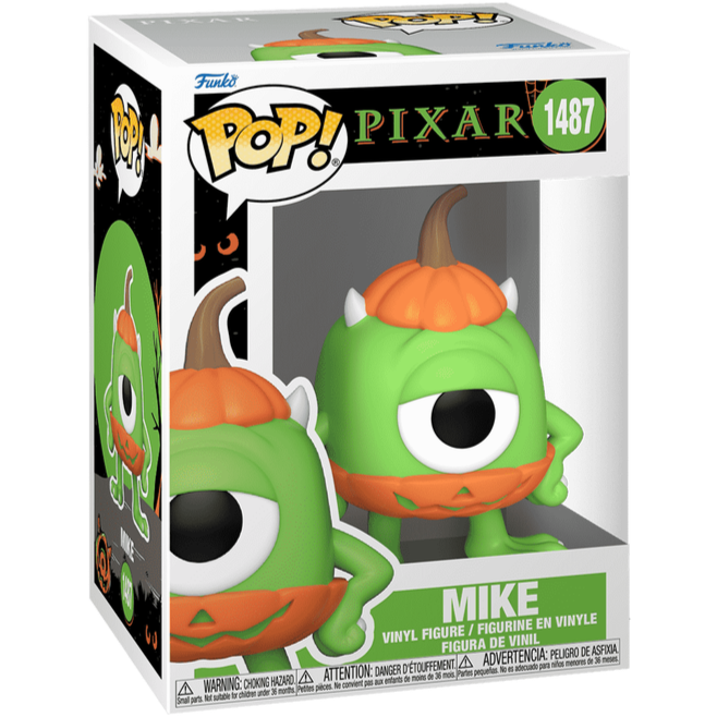 Funko POP! - Disney/Pixar Monsters Inc.: Mike in Jack-o-Lantern Costume #1487 Figur