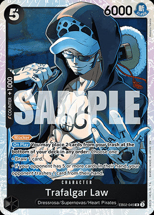 Trafalgar Law (EB02-045) (V.1) - Anime 25th Collection (Super Rare) [EB02-045]