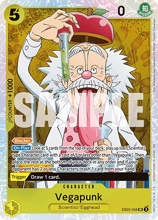 Vegapunk (EB02-056) (V.1) - Anime 25th Collection (Super Rare) [EB02-056]