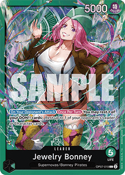 Jewelry Bonney (OP07-019) - Starter Deck: Green Jewelry Bonney (Leader) [ST-24-OP07-019]