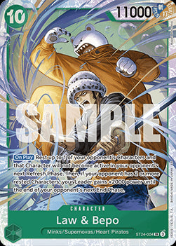 Law & Bepo (ST24-004) - Starter Deck: Green Jewelry Bonney (Super Rare) [ST-24-004]