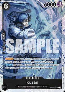 Kuzan (ST27-003) - Starter Deck: Black Marshall.D.Teach (Super Rare) [ST-27-003]