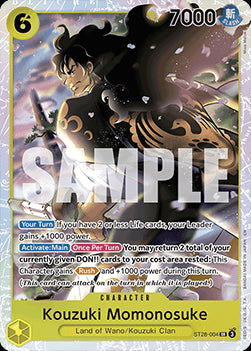Kouzuki Momonosuke (ST28-004) - Starter Deck: Green Yellow Yamato (Super Rare) [ST-28-004]