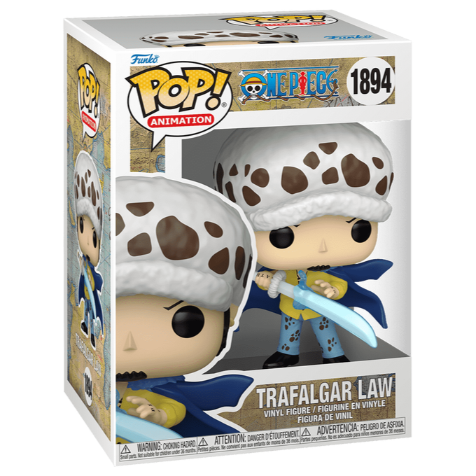 Funko POP! - One Piece: Trafalgar Law with Blue Anesthesia #1894 Figur