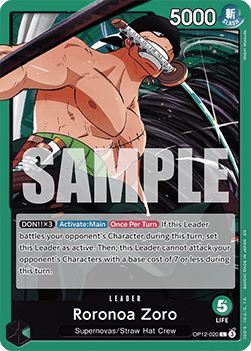 Roronoa Zoro (OP12-020) (V.1) - Legacy of the Master (Leader) [OP12-020]