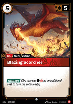 Blazing Scorcher - Origins (Common) [OGN-001]