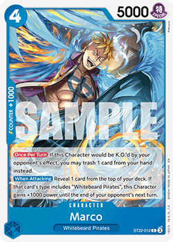 Marco (ST22-012) (V.1) - Starter Deck: EX Ace & Newgate (Common) [ST-22-012]