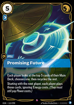 Promising Future - Origins (Rare) [OGN-115]