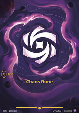 Chaos Rune (V.2 - Showcase) - Origins (Showcase) [OGN-166a]