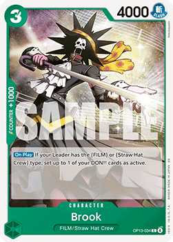 Brook (OP13-034) - Carrying on his Will (Common) [OP13-034]