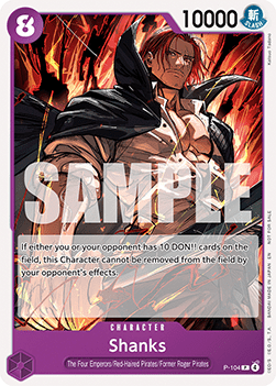 Shanks (P-104) (V.1) - Promos (Promo) [P-104]
