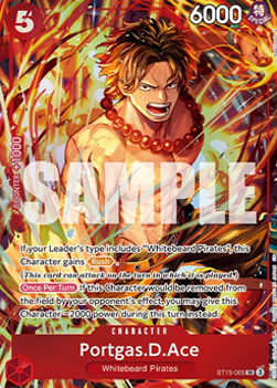 Portgas.D.Ace (ST15-005) (V.3) - Unnumbered Promos (Super Rare) [UP-ST15-005]