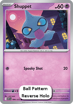 Shuppet - Ascended Heroes: Additionals (Common) [xASC-090]