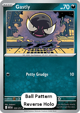 Gastly - Ascended Heroes: Additionals (Common) [xASC-123]