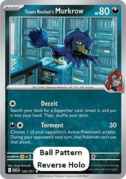 Team Rocket's Murkrow - Ascended Heroes: Additionals (Common) [xASC-126]