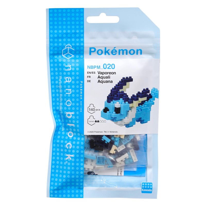 Nanoblock Pokemon Vaporeon Legetoj